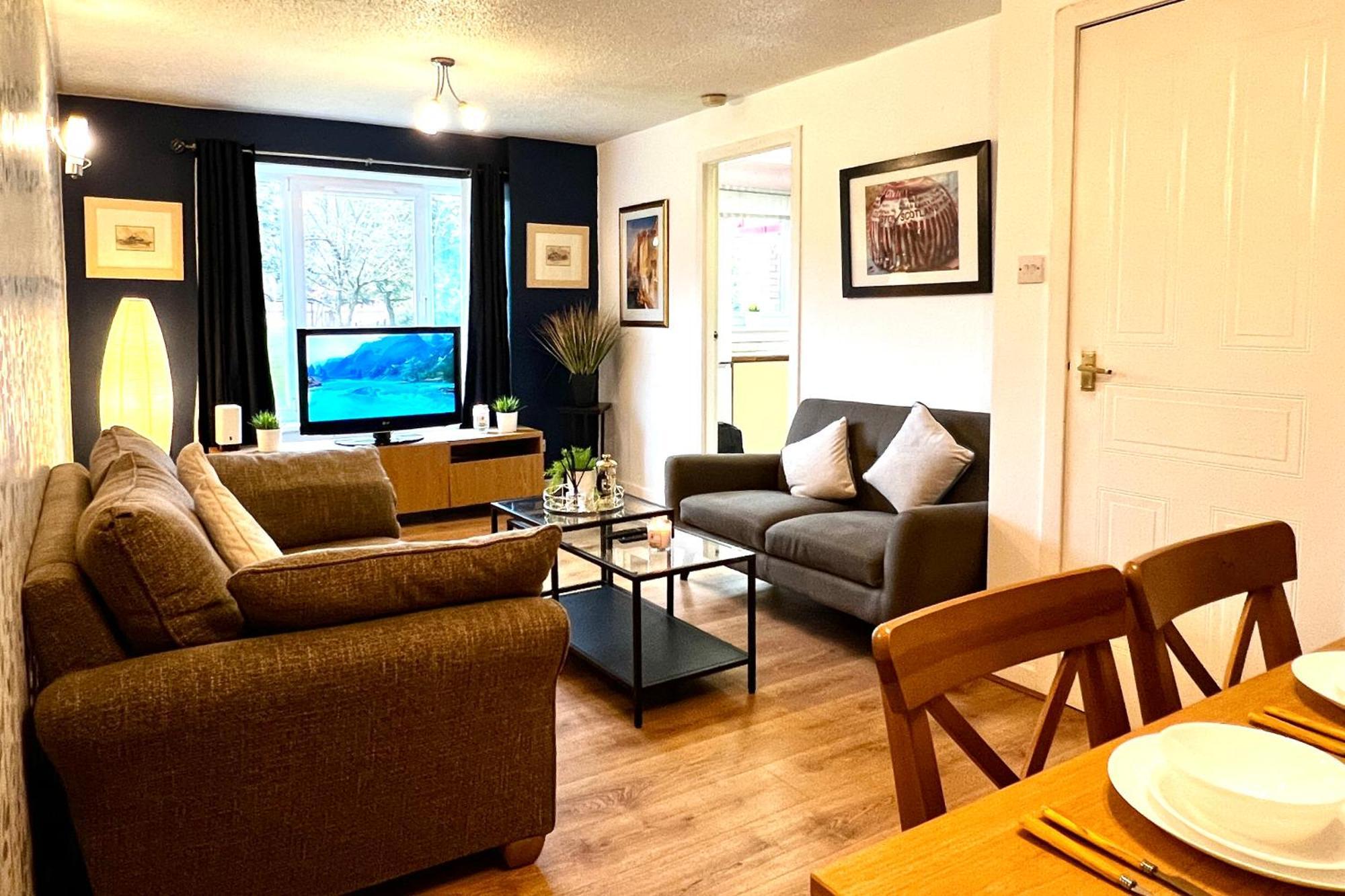 Ground Floor Flat With Free Parking & Wifi Apartment Glasgow Luaran gambar
